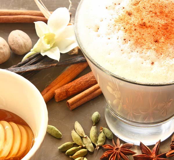 Chai Latte with spices