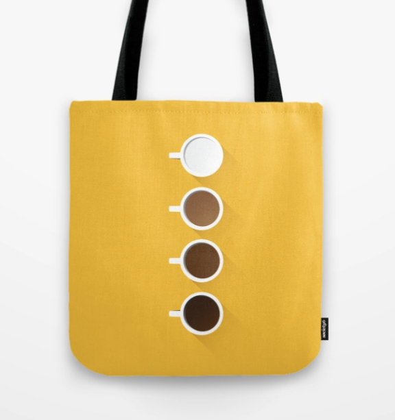 Stylish tote bag for the fashion conscious coffee mum