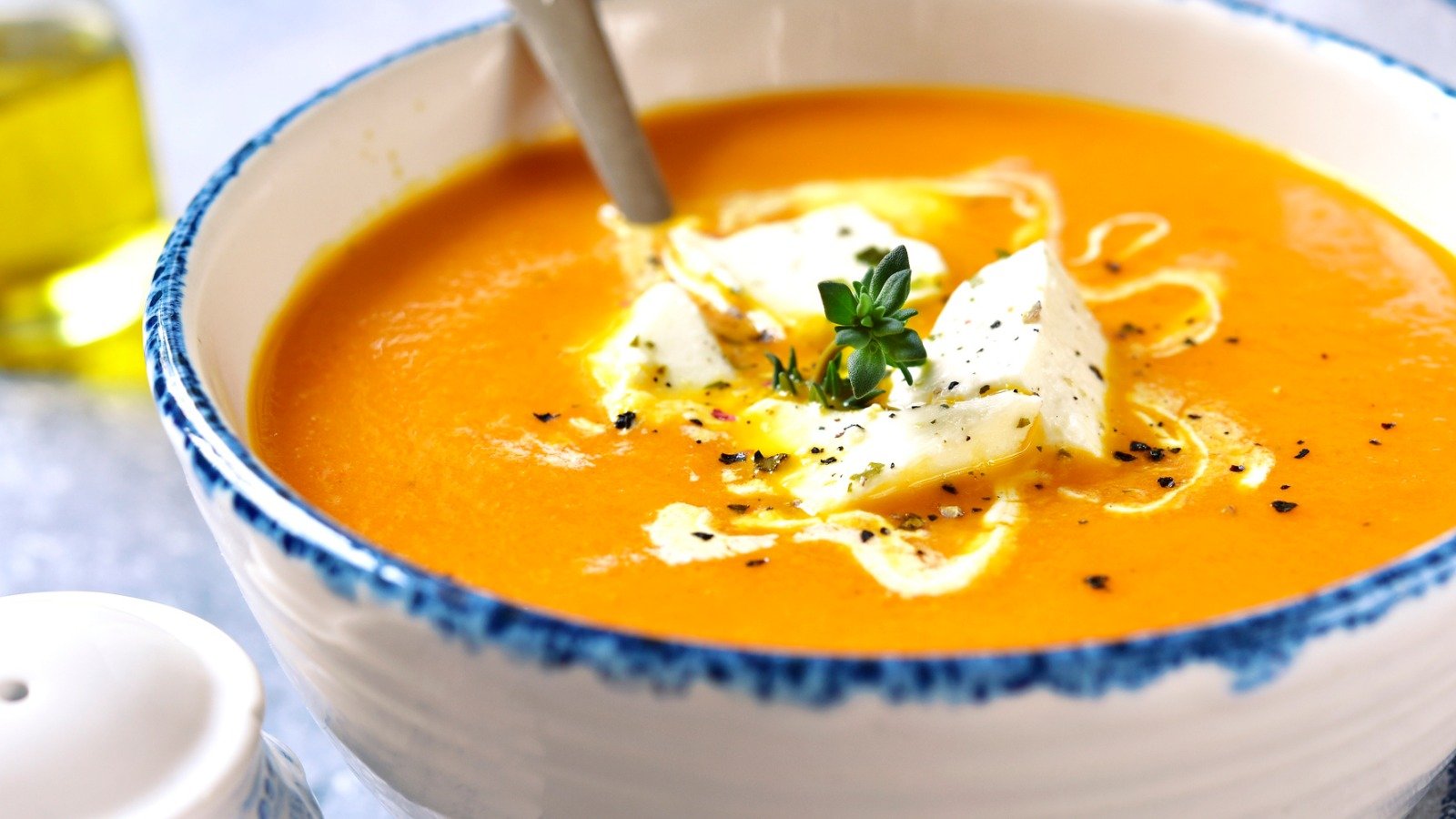 Carrot and pumpkin soup